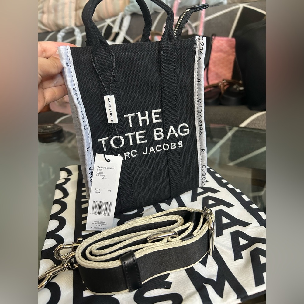 Mini mj tote crossbody bag